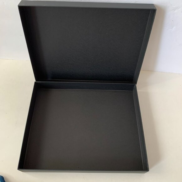 Authentic Chanel Empty Gift Box 10" BY 8" BY 1.5" Black - Picture 3 of 4